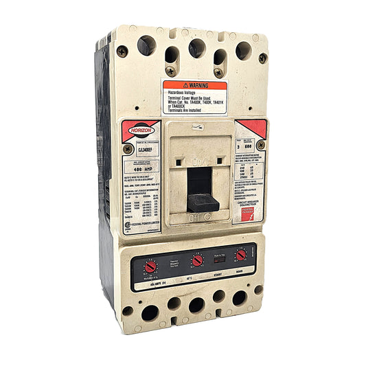 Horizon / Federal Pioneer CLJ3400EF Circuit Breaker 3-Pole, 400 Amp, 600V AC Max, CLJ Frame, Electronic Trip