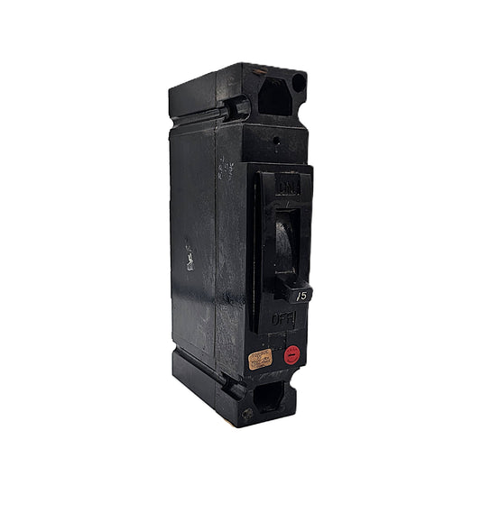 FPE CED116015 Circuit Breaker 1-Pole, 15 Amp, 120/240V AC, CED6 Frame
