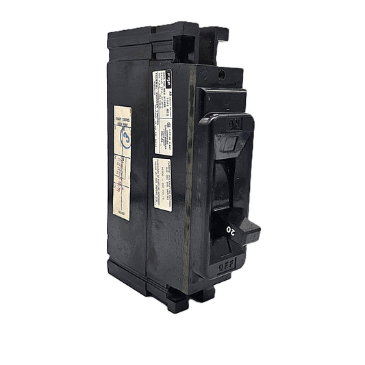 Federal Pioneer NEF311020 Circuit Breaker  1-Pole, 20 Amp, 240V AC, Thermal Magnetic