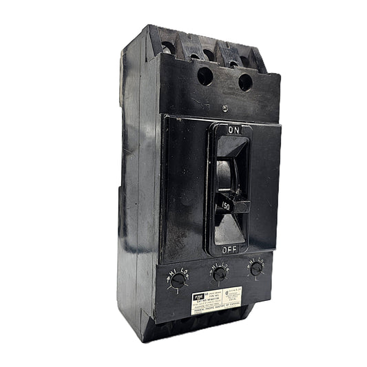Federal Pioneer FPE NFJ631150 Circuit Breaker 3-Pole, 150 Amp, 600V AC, Bolt-On, NFJ Frame,