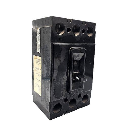 USED Federal Pioneer (FPE) NEJ233225 225 Amp Circuit Breaker 3-Pole, 225 Amp, 600V AC, Bolt-On, Thermal Magnetic, Industrial Frame