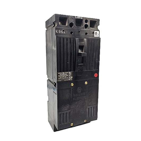 General Electric TB13100BWE09 Circuit Breaker 3-Pole, 100 Amp, 600V AC, 250V DC, Bolt-On, TJD Frame – Tri-Break Series