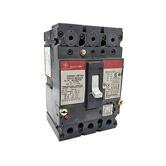 General Electric Spectra RMS SELA36AT0150 Circuit Breaker 3-Pole, 150 Amp, 600V AC, Current Limiting, SELA Frame – Adjustable Trip
