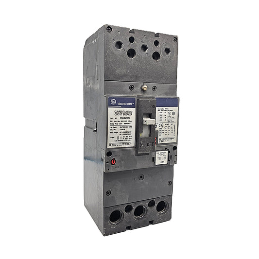 General Electric Spectra SFHA36AT0250 Current Limiting Circuit Breaker 3-Pole, 250 Amp, 600V AC, SEHA Frame