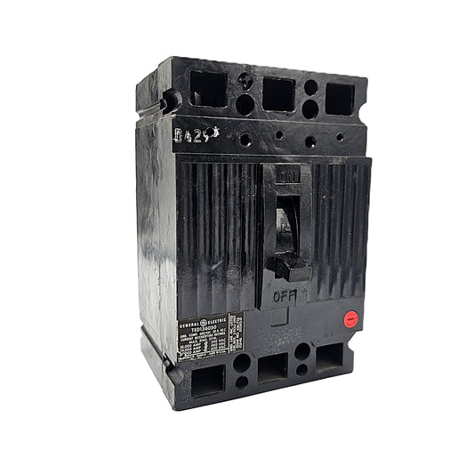 General Electric TED132050 Circuit Breaker 3-Pole, 50 Amp, 240V AC, Bolt-On, TED Frame