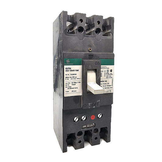 General Electric TFK236F000 Circuit Breaker 3-Pole, 225 Amp Frame, 600V AC, Bolt-On, Industrial Circuit Breaker Frame