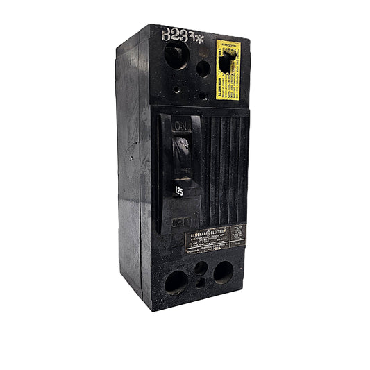 General Electric TQD22125 Circuit Breaker 1-Pole, 125 Amp, 240V AC, TQD Frame, Bolt-On