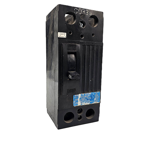 General Electric THQD22100 Circuit Breaker 2-Pole, 100 Amp, 240V AC, THQD Frame, Bolt-On