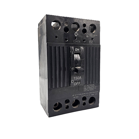General Electric TQD32150 Circuit Breaker 3-Pole, 150 Amp, 240V AC, TQD Frame, Bolt-On