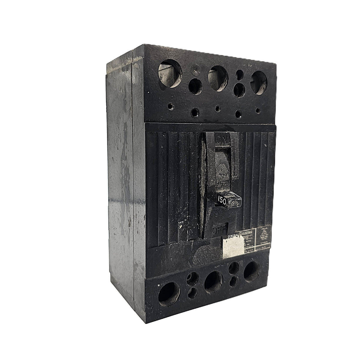 General Electric TQD23150 Circuit Breaker 3-Pole, 150 Amp, 240V AC, TQD Frame, Bolt-On
