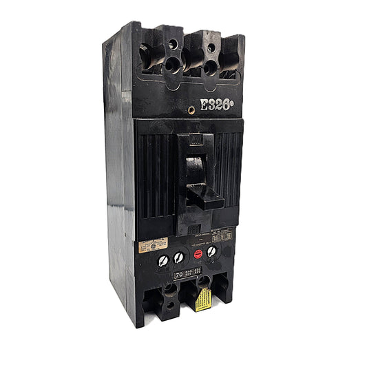 General Electric TFJ236070 Circuit Breaker 3-Pole, 70 Amp, 600V AC, Bolt-On, TJK Frame