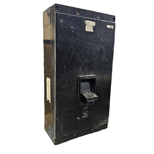USED Federal Pioneer NM631000 with 1000A trip unit Circuit Breaker 3-Pole, 1000 Amp, 600V AC, Bolt-On, Industrial Power Frame