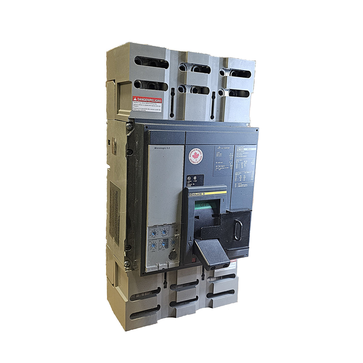 Schneider Electric Masterpact PKL36120U33AYP Circuit Breaker 3-Pole, 1200 Amp, 600V AC, Draw-Out, Electronic Trip Unit PK1200 Frame