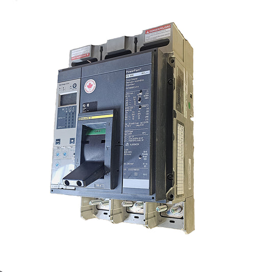 Schneider Electric PowerPact PKP36060CU41A Circuit Breaker 3-Pole, 600 Amp, 600V AC, Electronic Trip, Fixed Mount PK600 Frame