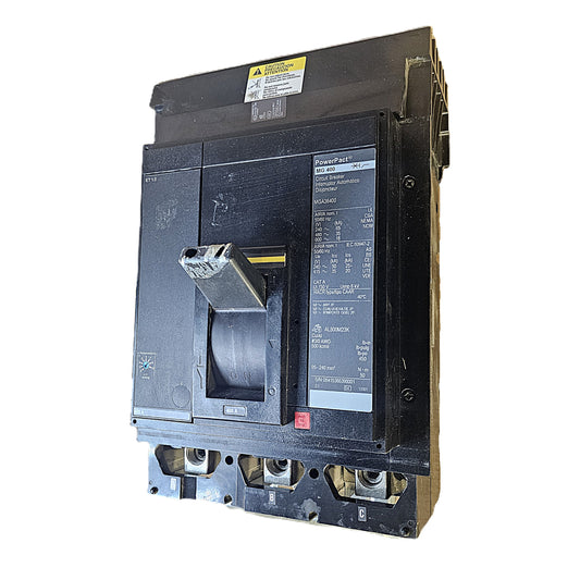 Schneider Electric PK36040U44A PowerPact  Circuit Breaker 3-Pole, 400 Amp, 600V AC, Bolt-On, PK400 Frame