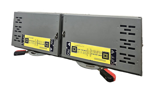 Square D QMJ364T Fusible Panelboard Switchgear 3-Pole, 200 Amp, 600V AC, Bolt-On