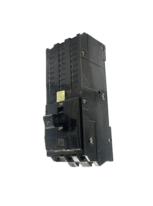 Square D Q1B330 Circuit Breaker 3-Pole, 30 Amp, 240V AC, Thermal Magnetic, QO Frame