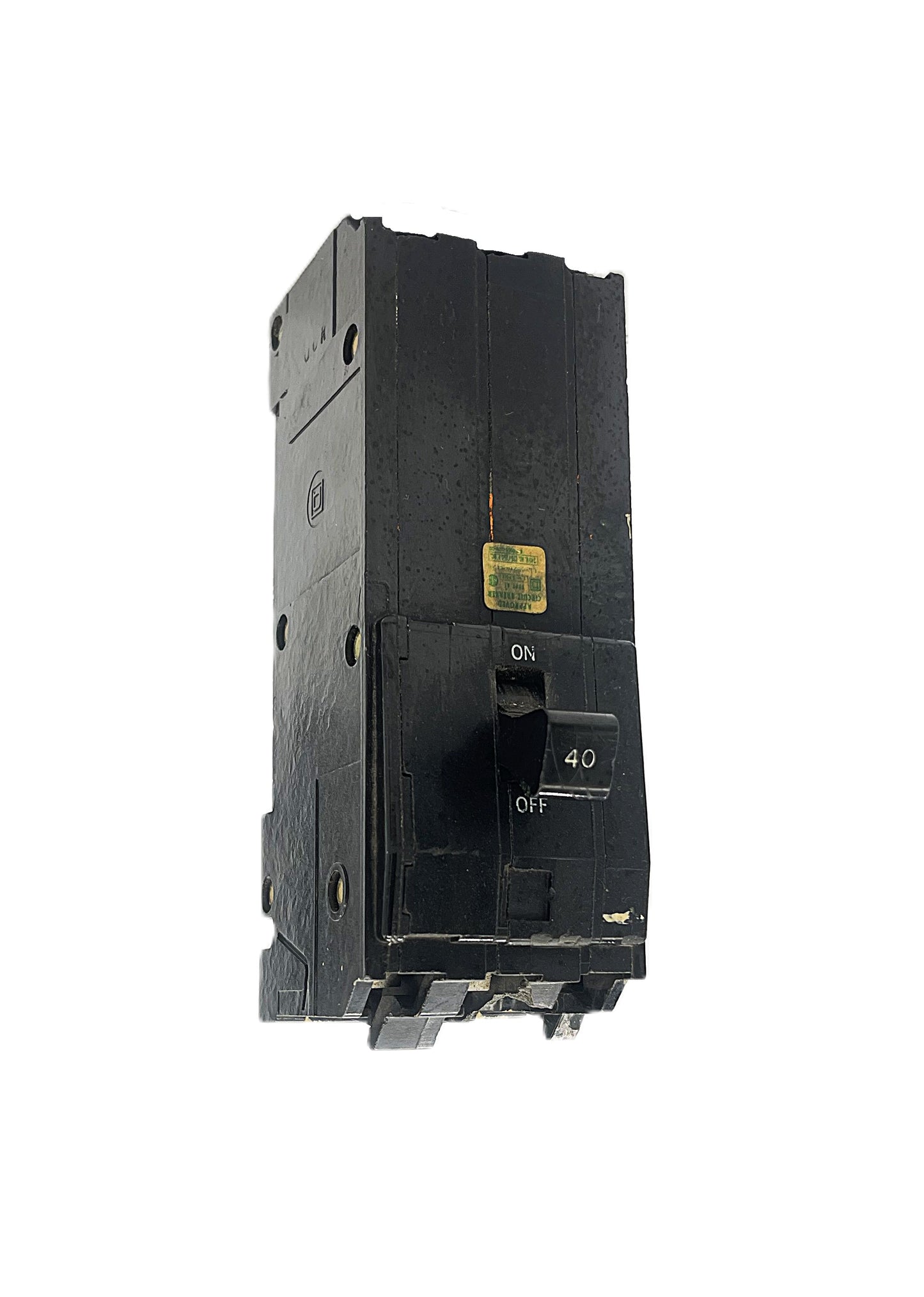 Square D Q1B340 Circuit Breaker 3-Pole, 40 Amp, 240V AC, Thermal Magnetic, Q1 Frame