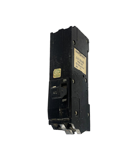 Square D Q1B240  Circuit Breaker 3-Pole, 40 Amp, 240V AC, Thermal Magnetic, ALF Frame