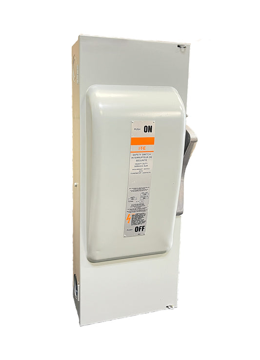ITE Heavy Duty Safety Switch 3-Pole, 60 Amp, 600V AC, Fusible Disconnect