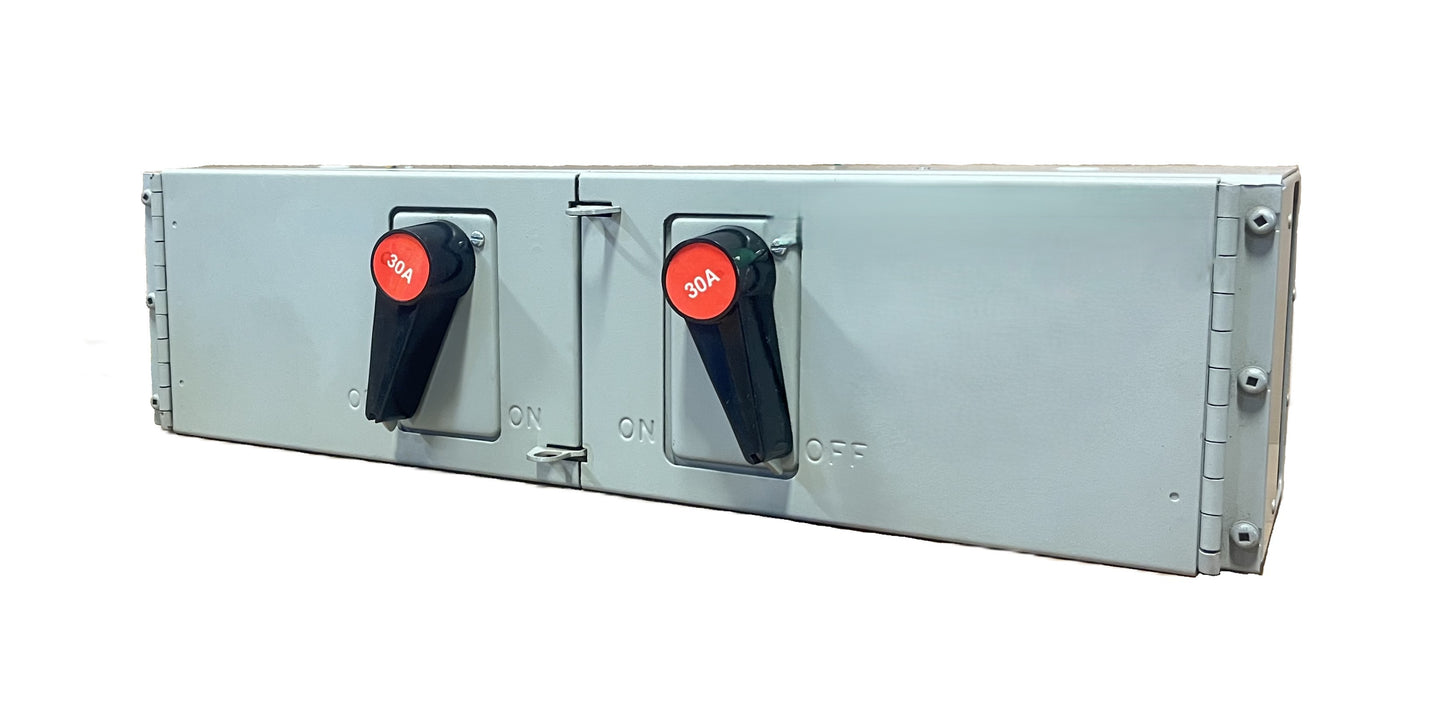 USED Federal Pioneer QMQB3336 Bus Plug Switch 3-Pole, 30 Amp, 600V AC, Fusible