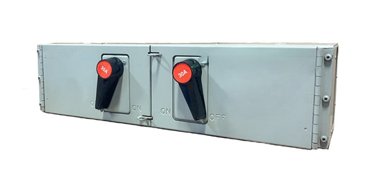 USED Federal Pioneer QMQB3336 Bus Plug Switch 3-Pole, 30 Amp, 600V AC, Fusible