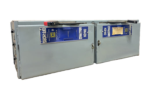 USED Square D QMB363TW Bus Plug Switch  100 Amp, 600V AC, 3-Pole, Fusible, Plug-In Style