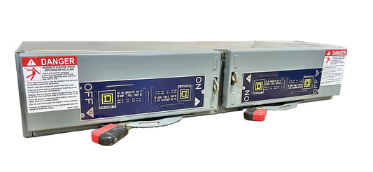 Square D QMB361TW Fusible Bus Plug Switch  (30 Amp, 600V AC, 3-Pole, Fusible, Plug-In