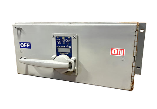 Square D QMB3620 Bus Plug Switch  200 Amp, 600V AC, 3-Pole, Fusible, Plug-In, Saflex Unit)