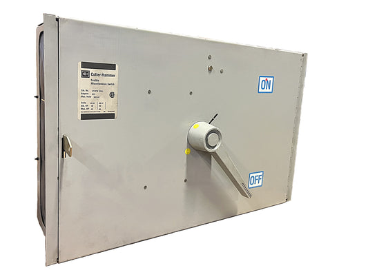 Cutler-Hammer CFDPW366J Safety Switch 600 Amp, 600V AC Max, Heavy Duty, Fusible 3-Pole, NEMA Enclosure