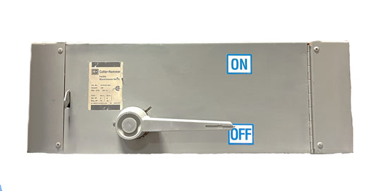 Cutler-Hammer Fusible Safety Switchgear 200 Amp, 600V AC Max, Heavy Duty, 3-Pole, NEMA EnclosurE
