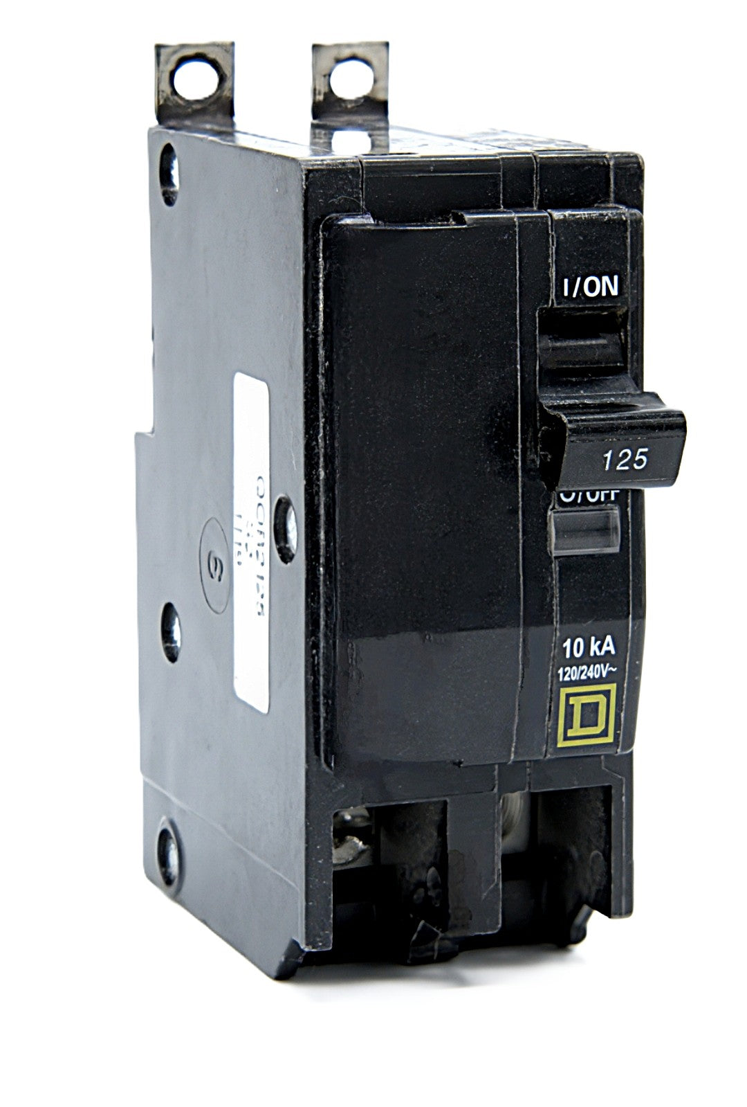 Square D QOB2125 Two-Pole Circuit Breaker 125 Amps 120/240V AC 10 kA  Bolt-On