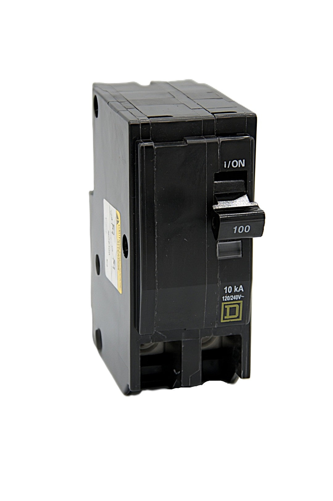 Square D QOB2100 Two-Pole Circuit Breaker 100 Amps 120/240V AC10 kA Push-On