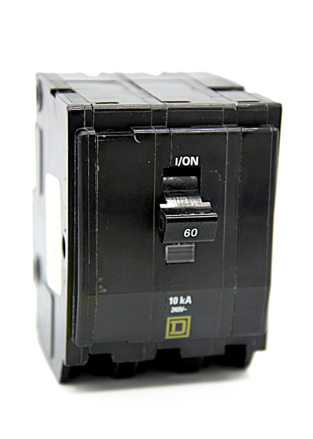 Square D QO360 Three-Pole Circuit Breaker  60 Amps 240V AC 10 kA Push-On