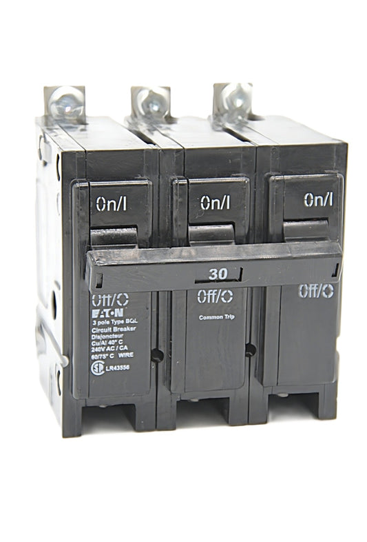 Eaton Type BQL330 30-Amp Triple-Pole Circuit Breaker 240 V Bolt-On