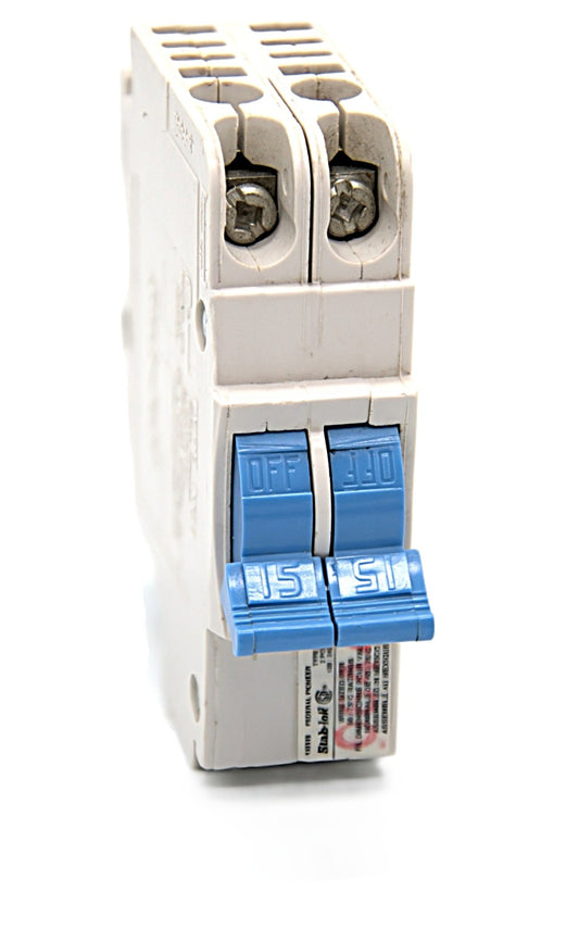 Federal Pioneer Stab-Lok Double-Pole Circuit Breaker NC215 2-Pole 15ammps on both poles 120/240V AC Push-On
