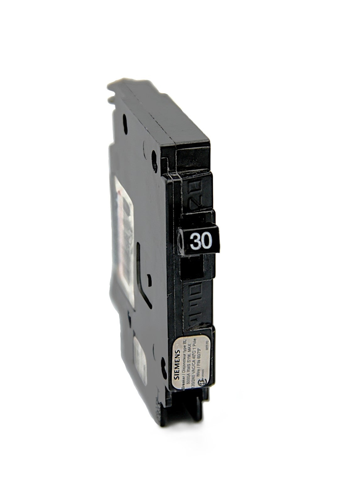Siemens/ITE BL1-020 Circuit Breaker 1-Pole 30 Amps 120/240V AC Push-On