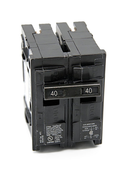 Siemens QT240 Circuit Breaker 2-Pole 40 Amps 120/240V AC Push-On