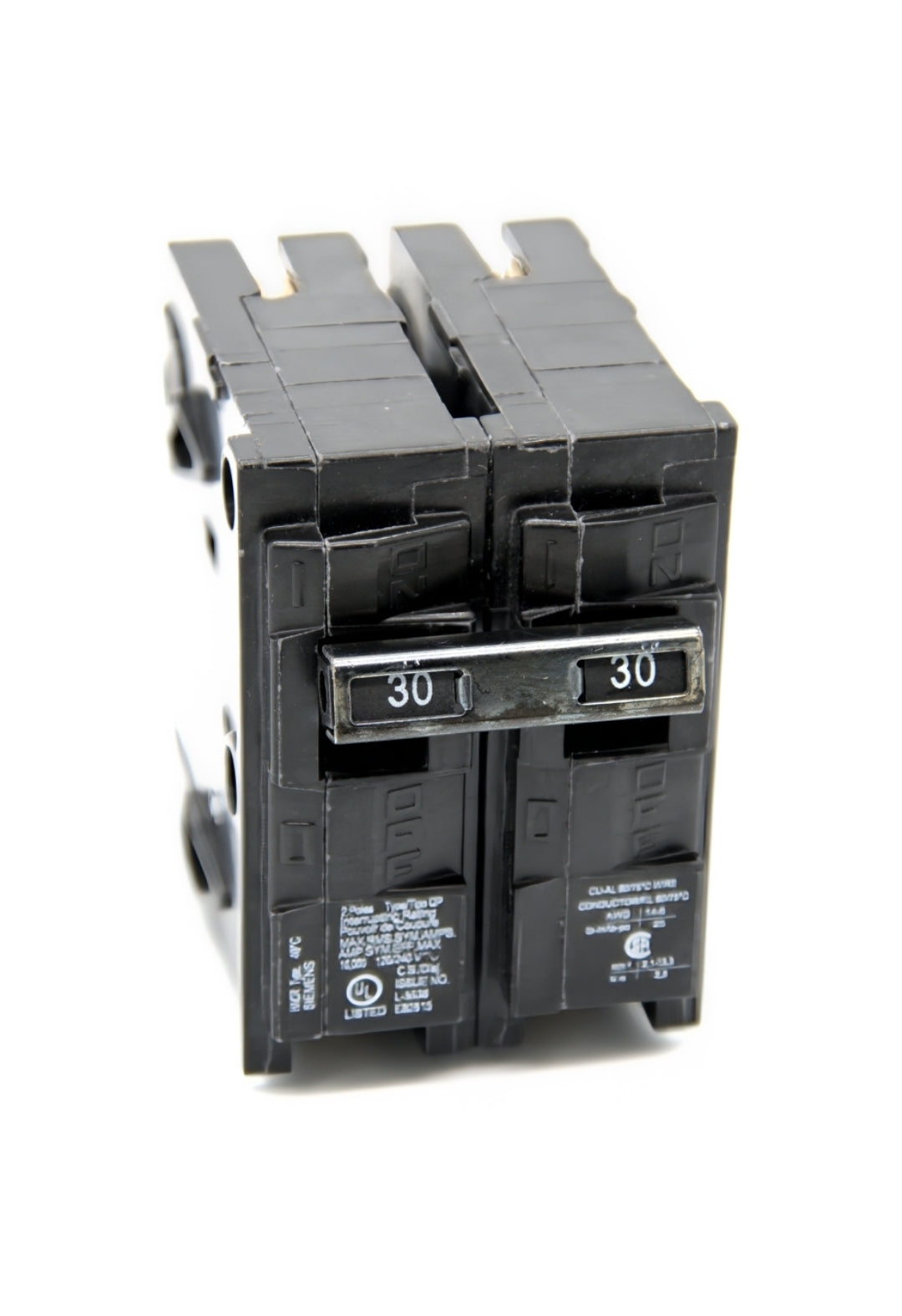 Siemens QT230 Circuit Breaker 2-Pole 30 Amps 240V AC Push-On