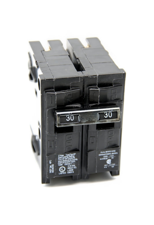 Siemens QT230 Circuit Breaker 2-Pole 30 Amps 240V AC Push-On
