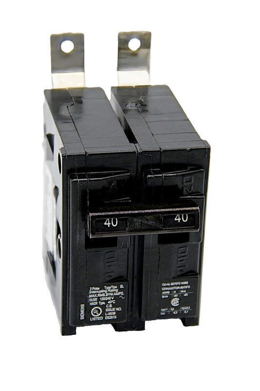 Siemens QT240 Circuit Breaker 2-Pole 40 Amps 240V AC Bolt-On